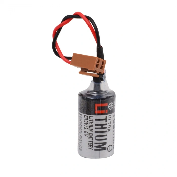 Toshıba Er3v 3.6v 1/2aa Size Lithium Pil - Kahverengi Soket