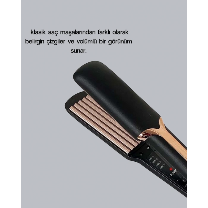 Tost Model Saç Şekillendirici Dempower Dp-134 360° Döner Kablolu