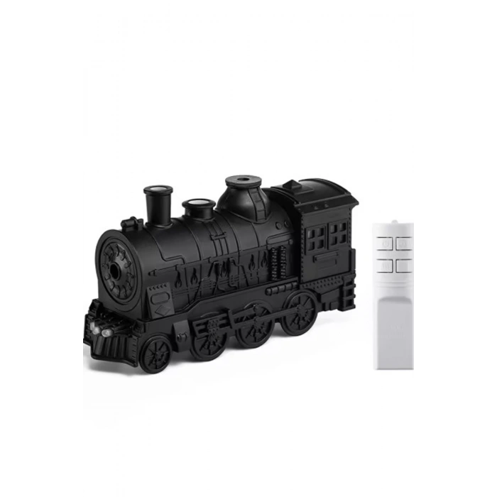 Tren Şeklinde Buharlı Oda Hava Nemlendirici Işık Buhar Makinesi Kumandalı