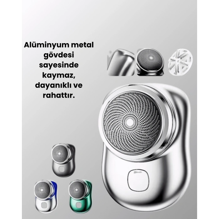 Tüm Vücut Bölgelerinde Kullanılabilen Küçük Boy Tıraş Cihazı