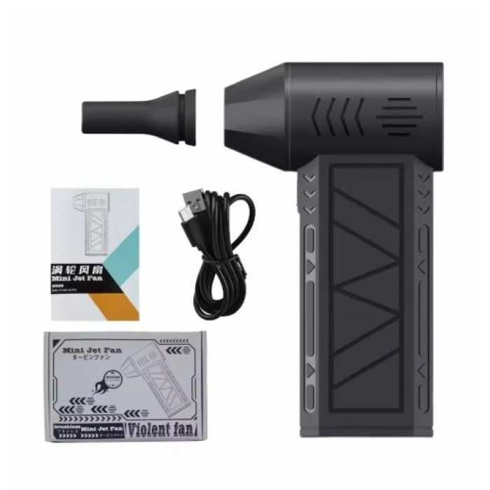 Turbo Jet 160000rpm Şarjlı Turbo Jet Şiddetli Fan Yüksek Hızlı Güçlü Hava Üfleyici Araç Süpürgesi