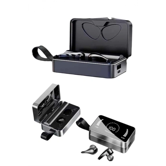 Tws Bluetooth Kulaklık Kablosuz Uzun Pil Ömrü Dijital Göstergeli Powerbank