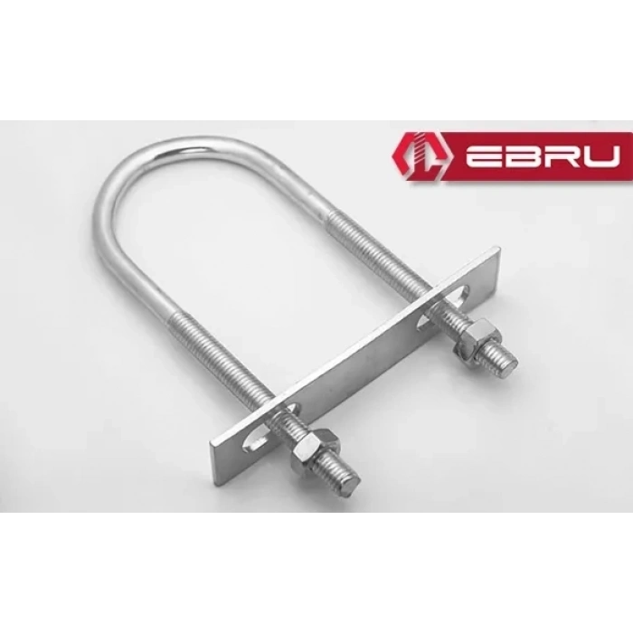 U Civata, Karşılık Demiri + Somunlu - M6x30 - 25 Set