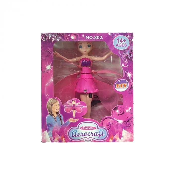 Uçan Peri Oyuncak Usb Kablolu Ve Şarj Edilebilir Oyuncak Pembe Renkli