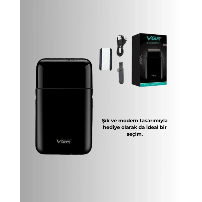 Ultra İnce Elektrikli Tıraş Makinesi | Usb Şarjlı Ve Su Geçirmez