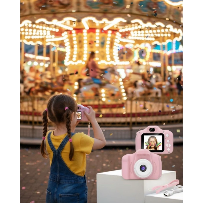 Usb Bağlantılı Mini Hd Kamera Video Fotoğraf Çekimli Şarj Edilebilir