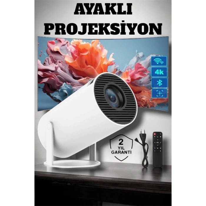 Usb Ve Kablosuz Bağlantı Özellikli 5000 Saat Ampul Ömürlü Projeksiyon Yeni Nesil