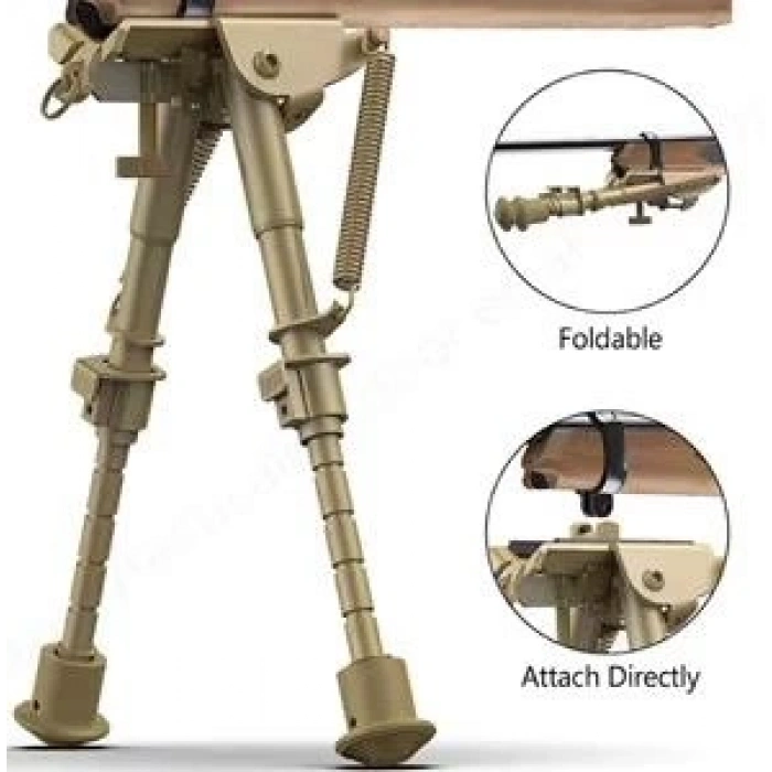 Üstün Metal Alaşım Yaylı Bipod Çatalayak