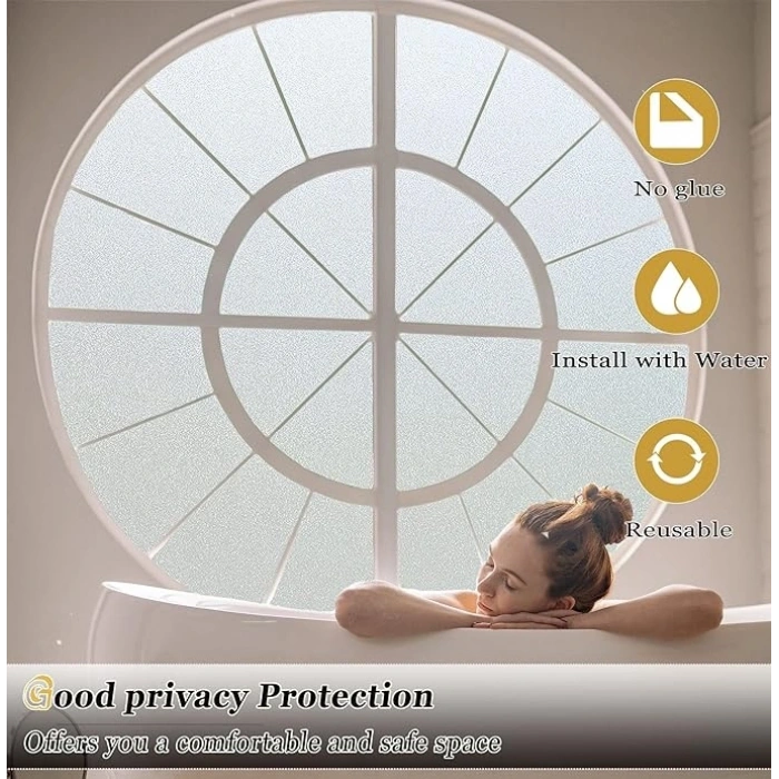 Uv Engelleyici Buzlu Cam Filmi 3 Metre X 45 Cm.