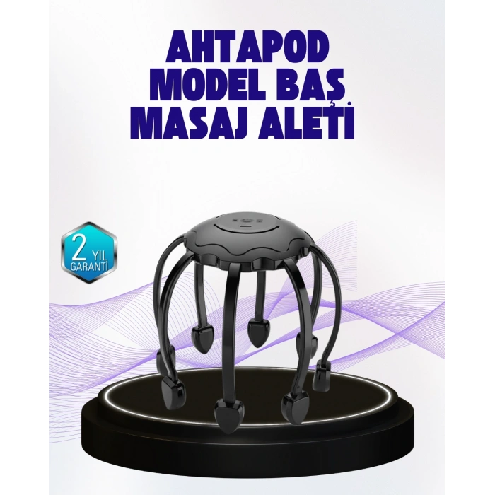 Uyku Destekleyici Saç Derisi Masaj Aleti Sessiz Ve Usb Şarjlı