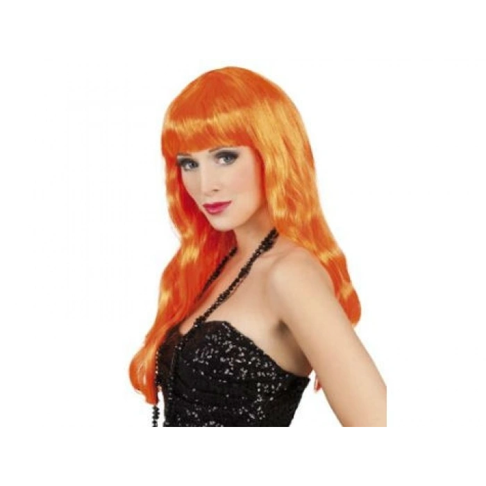 Uzun Peruk Saç - Turuncu (599)