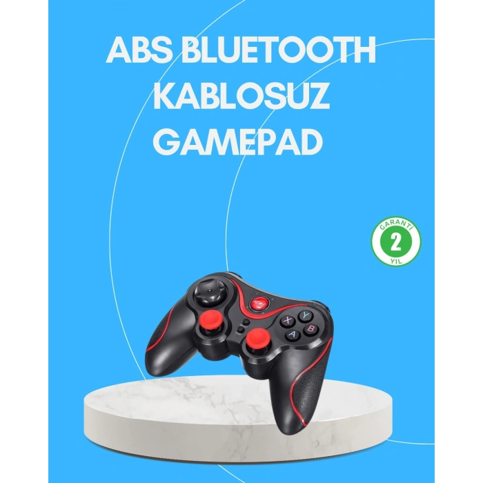 Uzun Pil Ömürlü Kablosuz Oyun Kumandası Pc Telefon Tablet İçin