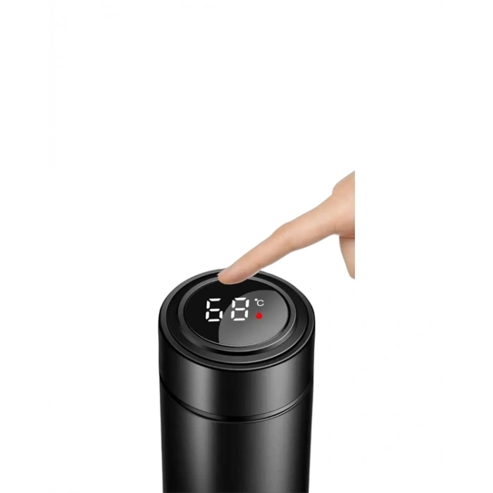 Uzun Süre Isı Koruma Sağlayan Dijital Göstergeli Termos