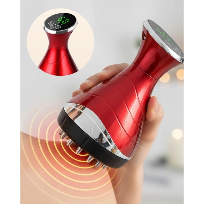 Vakumlu Isı Veren Masaj Cihazı Kas Gevşetici Ev Tipi Kupa Aleti