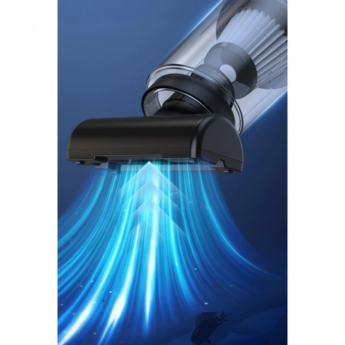 Vc006 50w 4000 Mah Bataryalı Kablosuz Çok Fonksiyonlu Araç Süpürge - Siyah