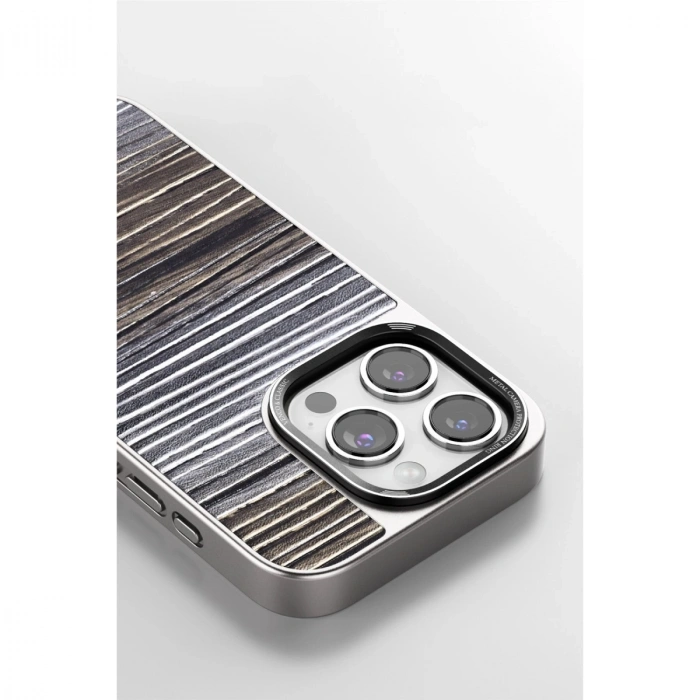 Venco Apple İphone 14 Pro Wave Kapak - Kahverengi