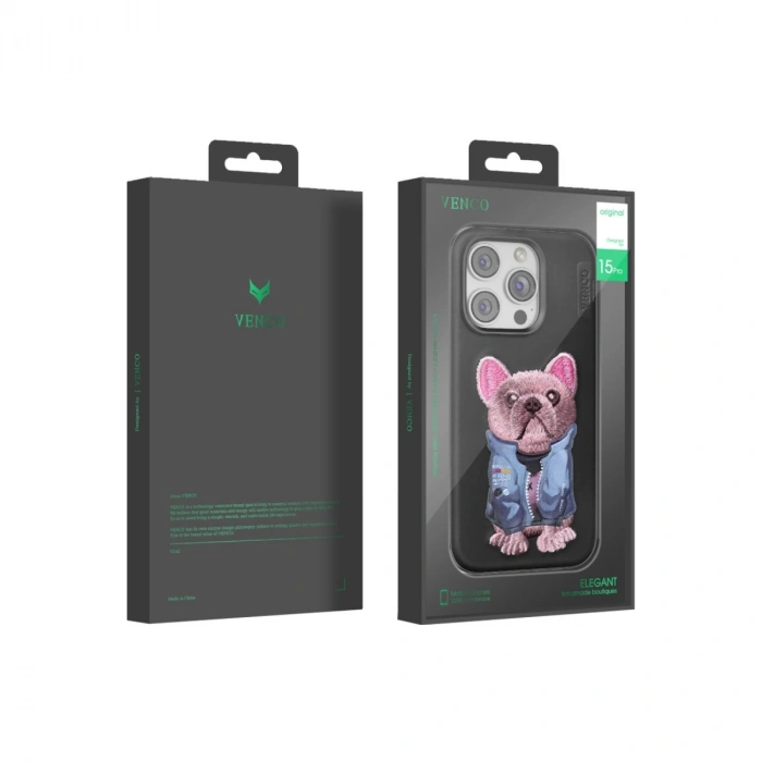 Venco Apple İphone 15 Pro Max Cute Desenli Kapak - Lacivert