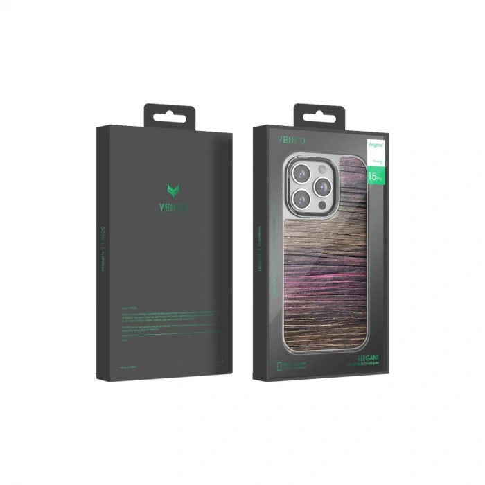 Venco Apple İphone 15 Pro Max Wave Kapak - Pembe