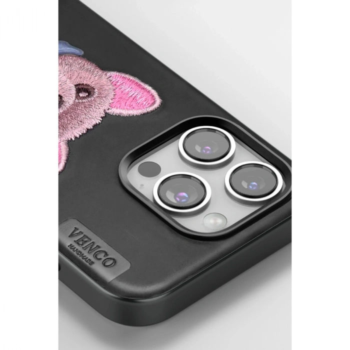Venco Apple İphone 16 Pro Cute Desenli Kapak - Siyah