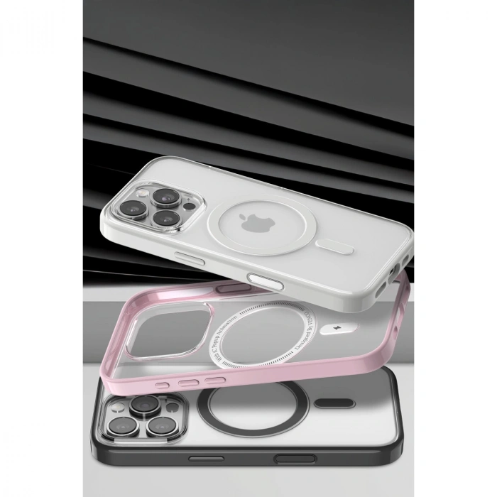 Venco Apple İphone 16 Pro Joly Magsafe Kapak - Beyaz