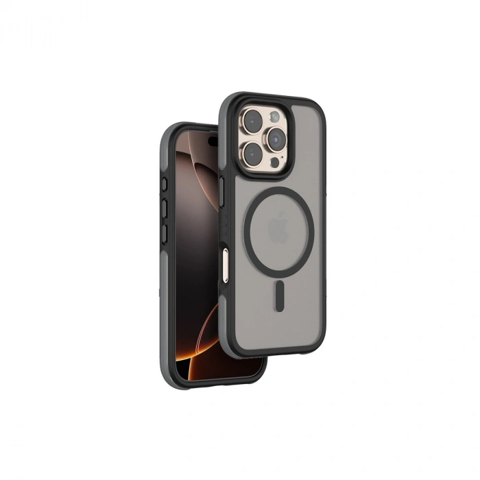 Venco Apple İphone 16 Pro Orbit Magsafe Kapak - Siyah
