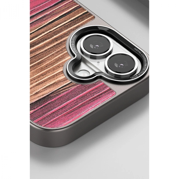 Venco Apple İphone 16 Pro Wave Kapak - Kahverengi