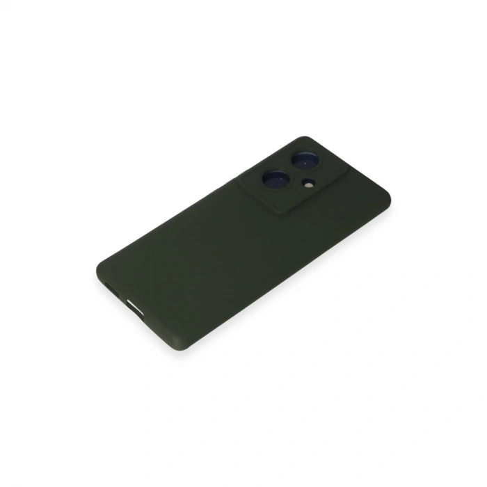 Vivo V29 Lite Kılıf Nano İçi Kadife Silikon - Koyu Yeşil