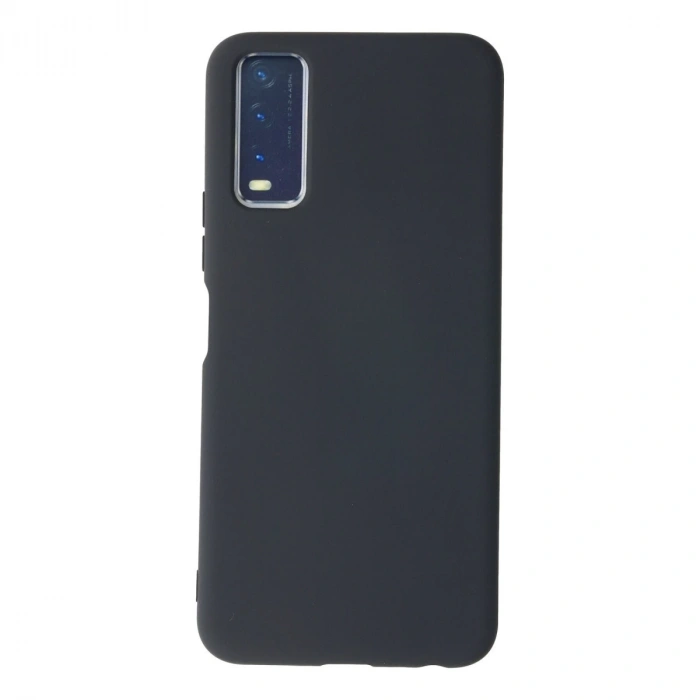 Vivo Y11s Kılıf Nano İçi Kadife Silikon - Gri