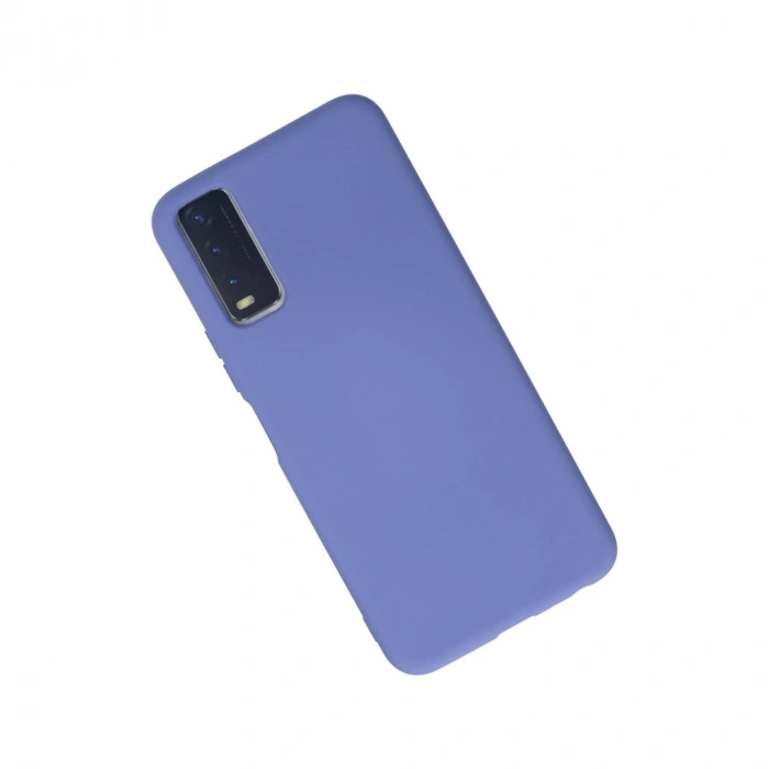 Vivo Y11s Kılıf Nano İçi Kadife Silikon - Lila
