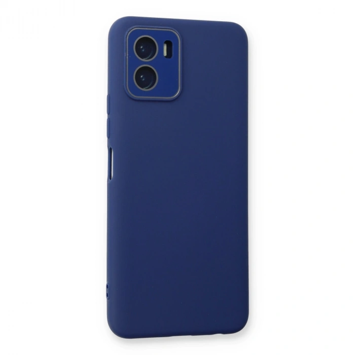 Vivo Y15s Kılıf Lansman Glass Kapak - Sky Blue