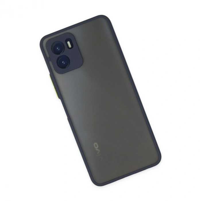 Vivo Y15s Kılıf Montreal Silikon Kapak - Lacivert