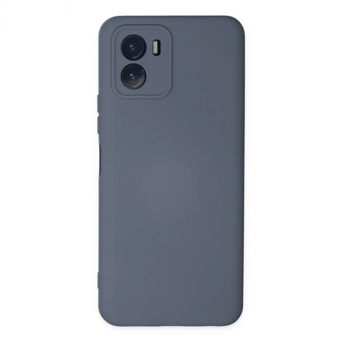Vivo Y15s Kılıf Nano İçi Kadife Silikon - Gri