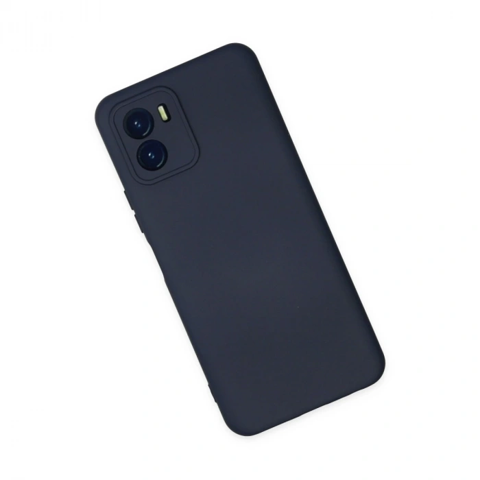Vivo Y15s Kılıf Nano İçi Kadife Silikon - Lacivert
