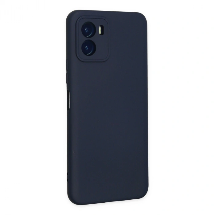 Vivo Y15s Kılıf Nano İçi Kadife Silikon - Lacivert