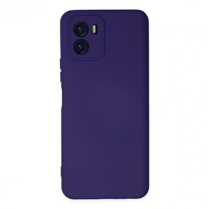 Vivo Y15s Kılıf Nano İçi Kadife Silikon - Mor