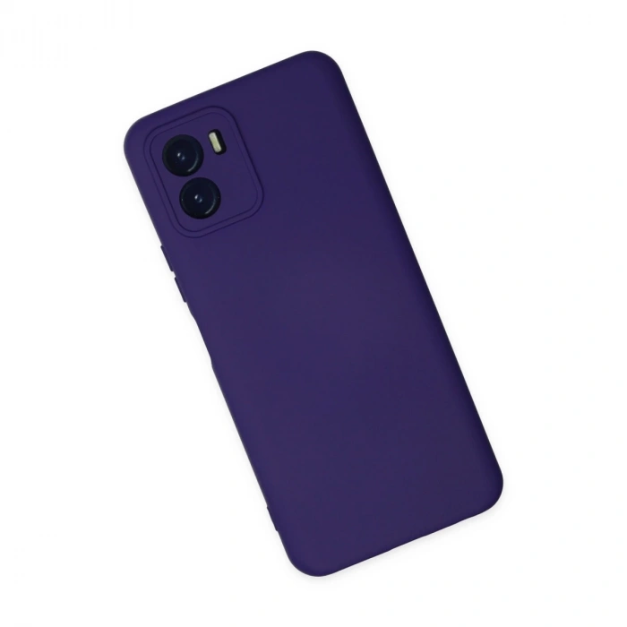 Vivo Y15s Kılıf Nano İçi Kadife Silikon - Mor