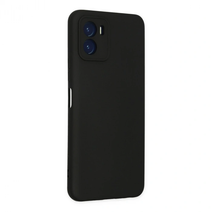 Vivo Y15s Kılıf Nano İçi Kadife Silikon - Siyah
