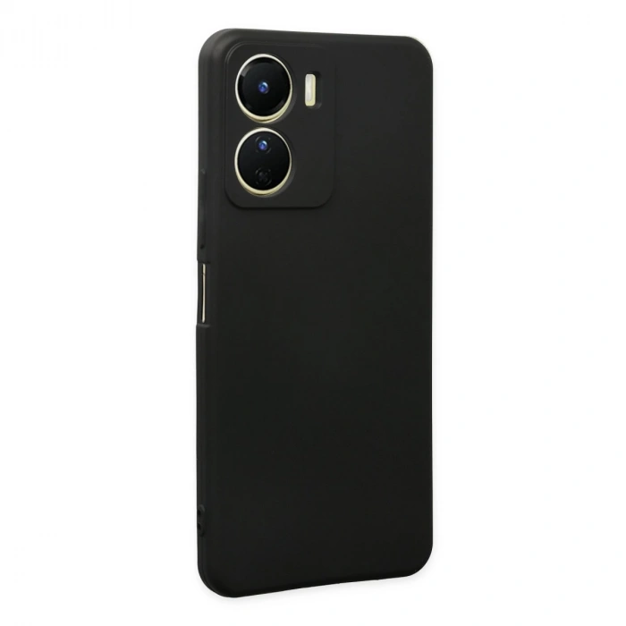 Vivo Y16 Kılıf First Silikon - Siyah