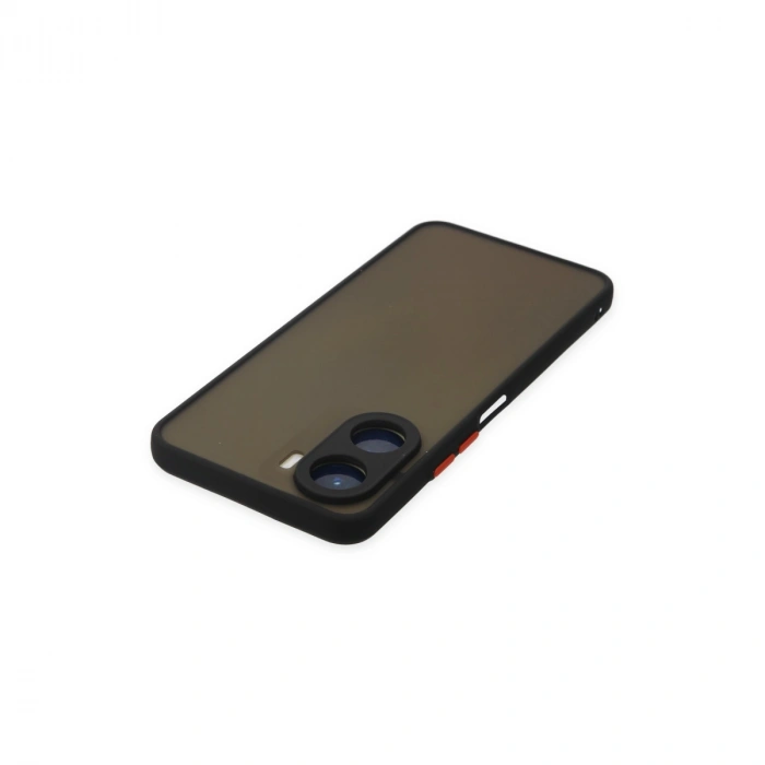 Vivo Y16 Kılıf Montreal Silikon Kapak - Siyah