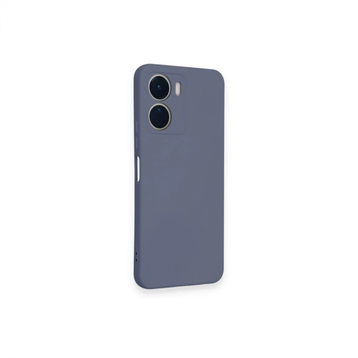 Vivo Y16 Kılıf Nano İçi Kadife Silikon - Gri