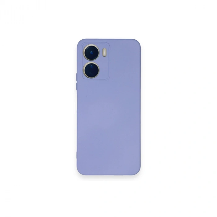 Vivo Y16 Kılıf Nano İçi Kadife Silikon - Lila