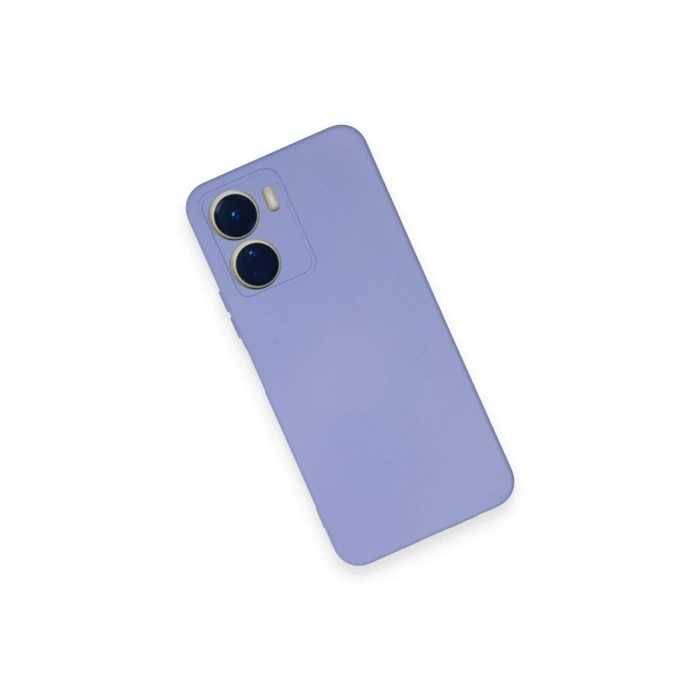 Vivo Y16 Kılıf Nano İçi Kadife Silikon - Lila