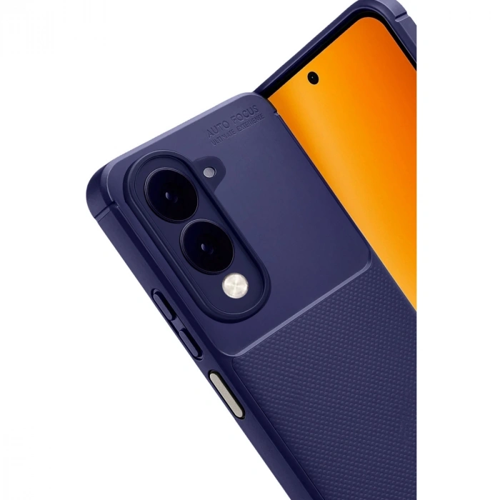 Vivo Y29s Auto Focus Karbon Kapak - Lacivert