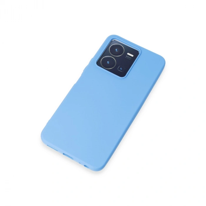 Vivo Y35 Kılıf First Silikon - Mavi