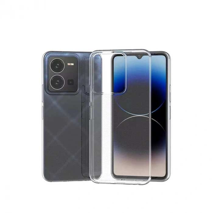 Vivo Y35 Kılıf Lüx Şeffaf Silikon