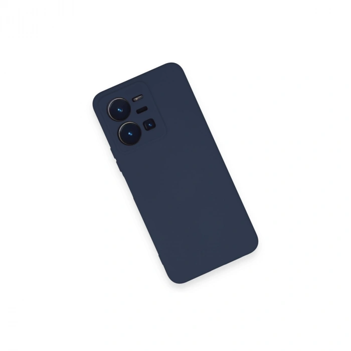 Vivo Y35 Kılıf Nano İçi Kadife Silikon - Lacivert