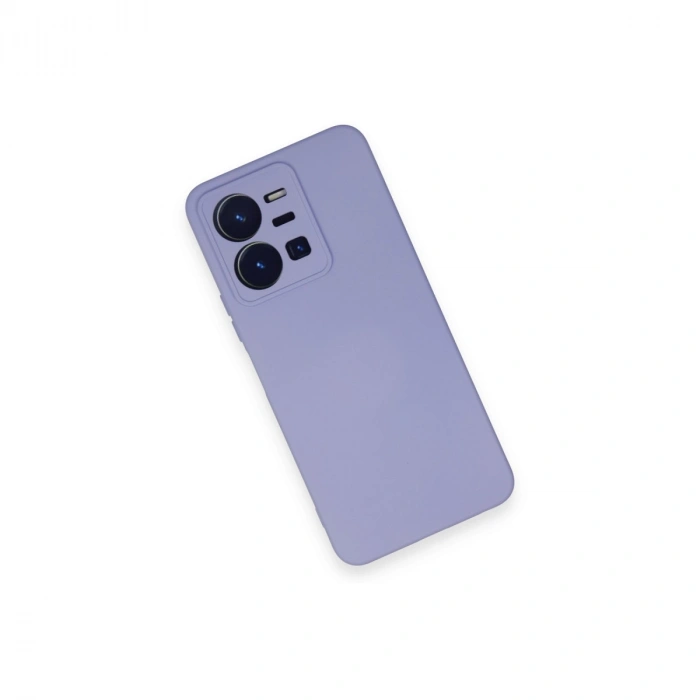 Vivo Y35 Kılıf Nano İçi Kadife Silikon - Lila