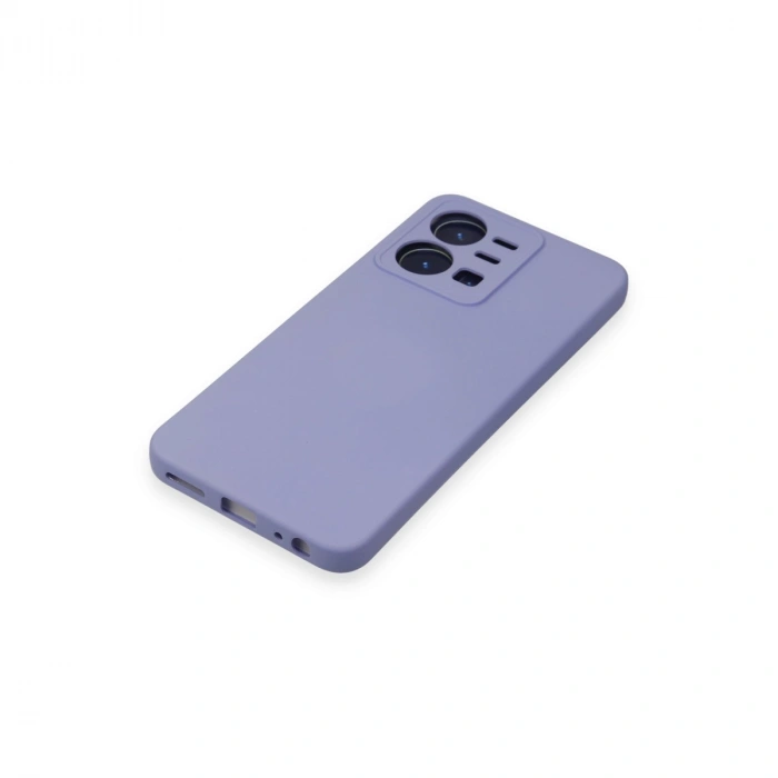 Vivo Y35 Kılıf Nano İçi Kadife Silikon - Lila