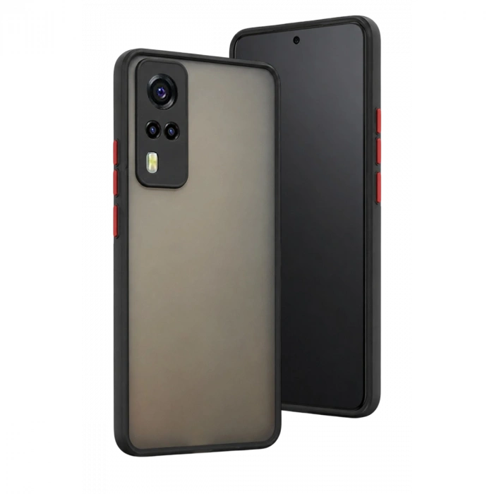 Vivo Y53s Kılıf Montreal Silikon Kapak - Siyah