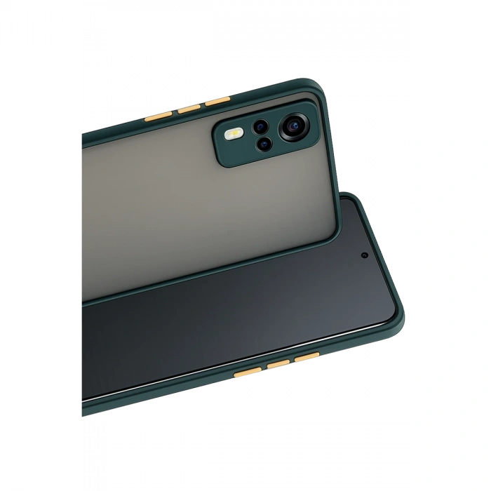 Vivo Y53s Kılıf Montreal Silikon Kapak - Yeşil